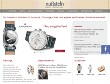 Tablet Screenshot of nusstein.de